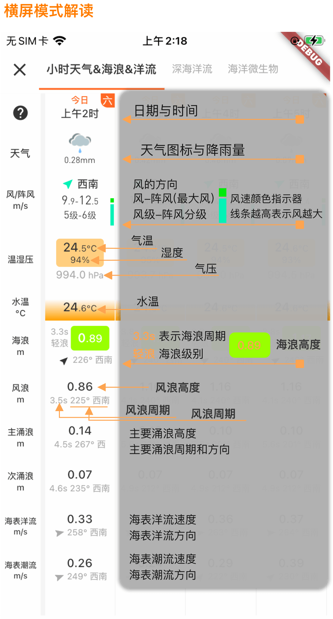 天气横屏